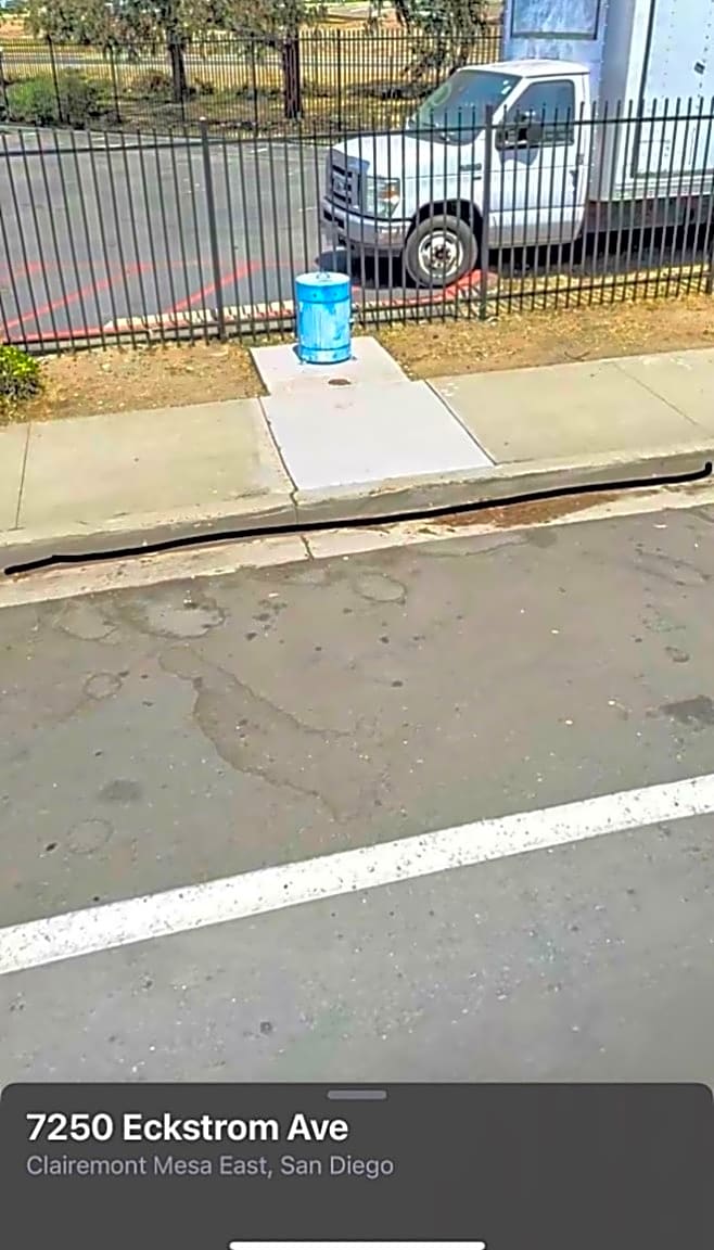 Image submitted with report