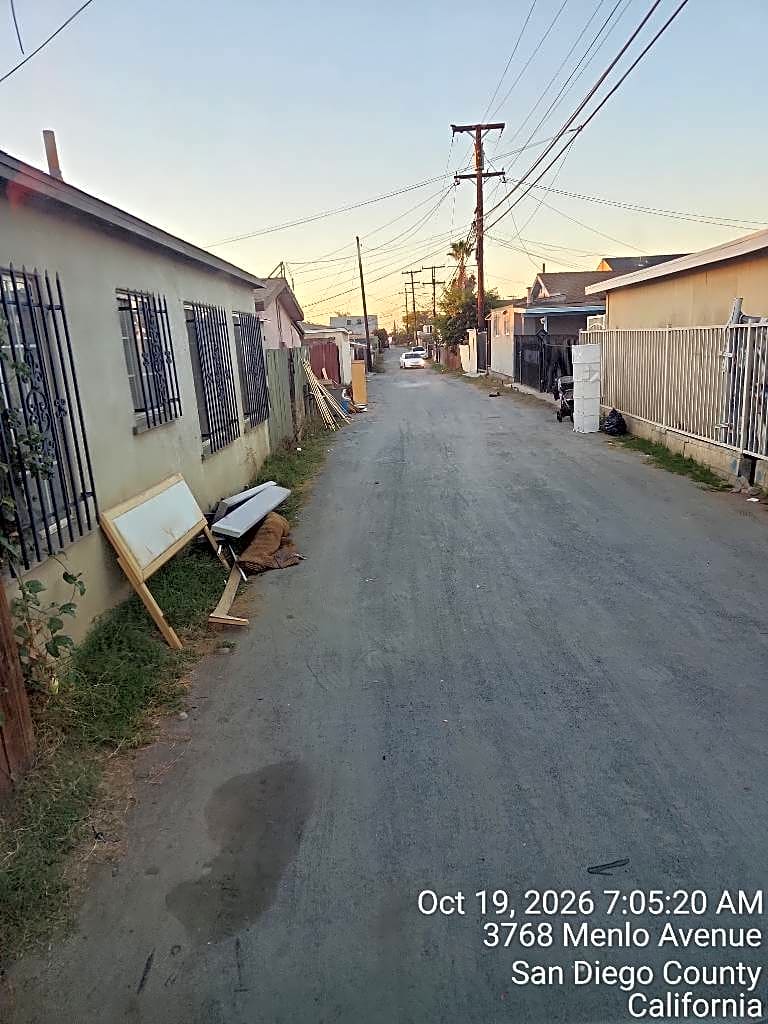 Image submitted with report