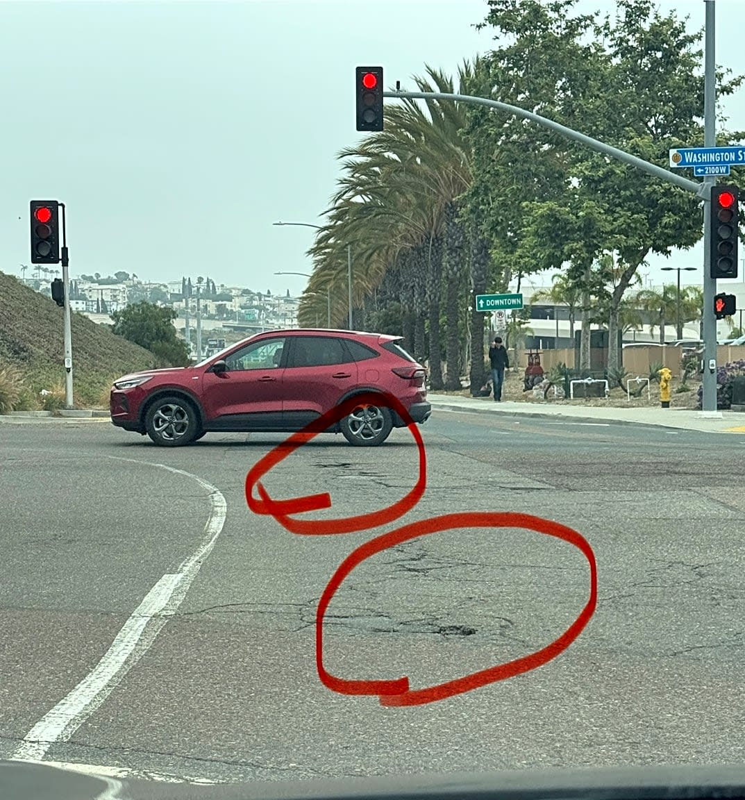 Image submitted with report