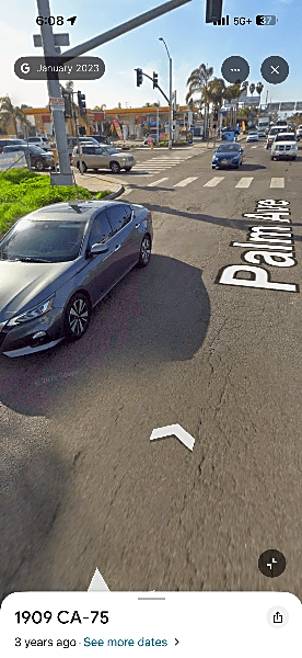 Image submitted with report