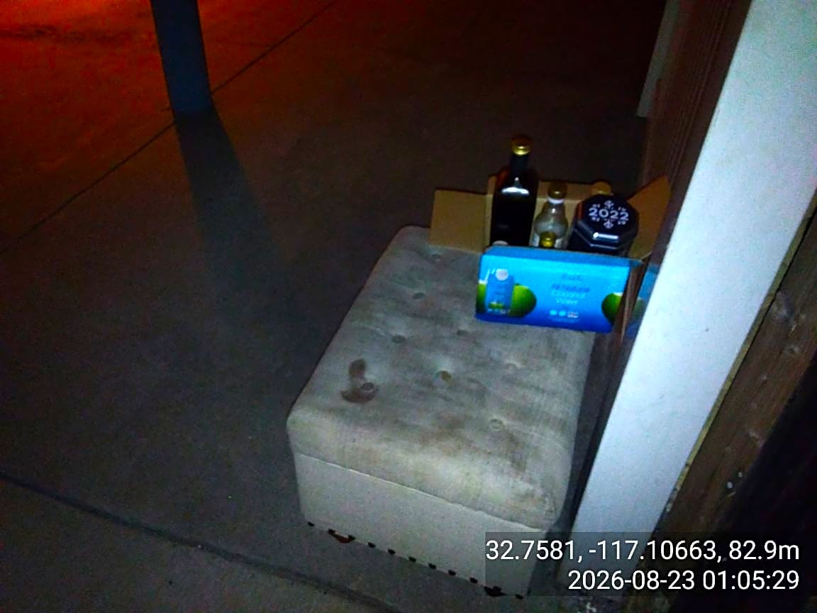 Image submitted with report