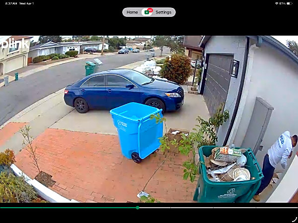 Image submitted with report