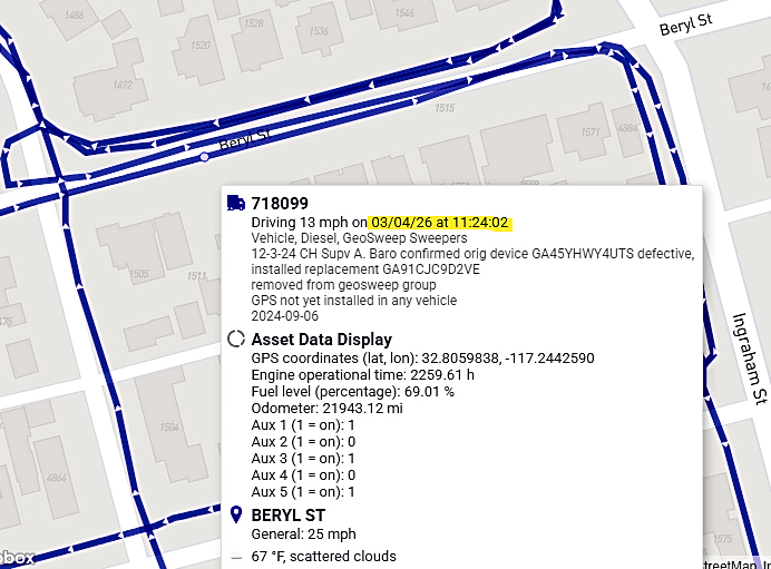 Image submitted with report