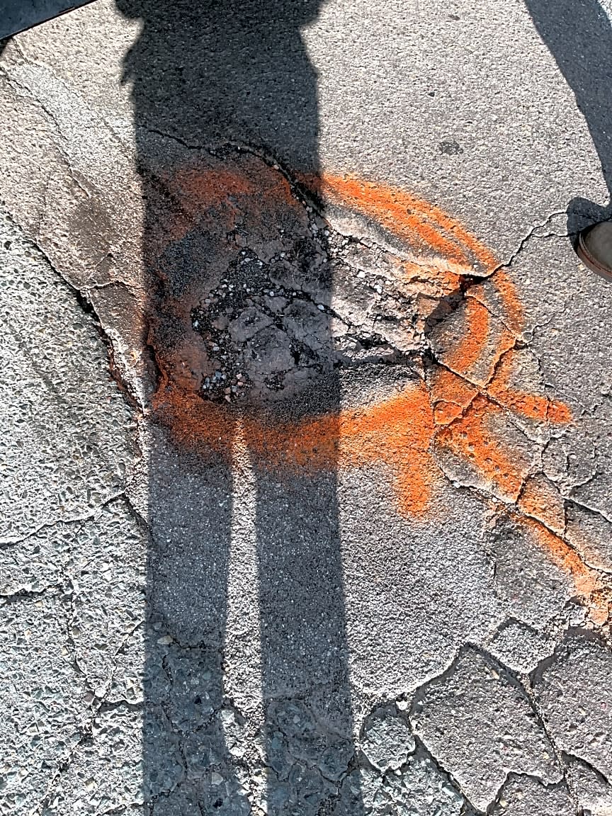 Image submitted with report