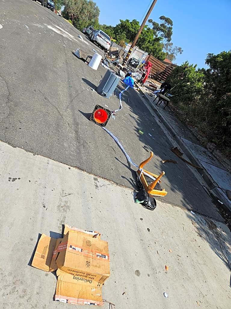 Image submitted with report