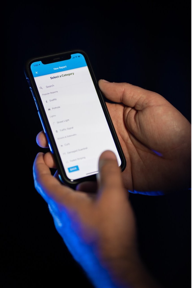 Image submitted with report