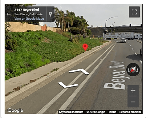 Image submitted with report