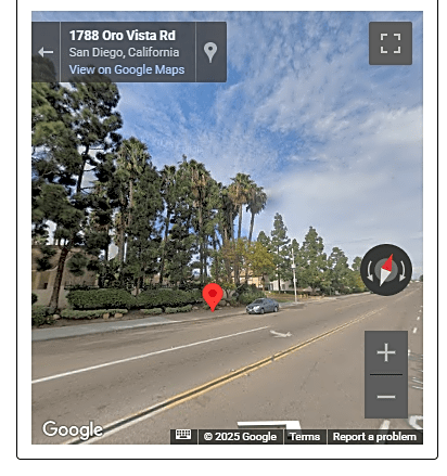 Image submitted with report