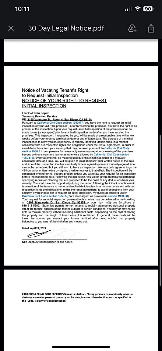 Image submitted with report
