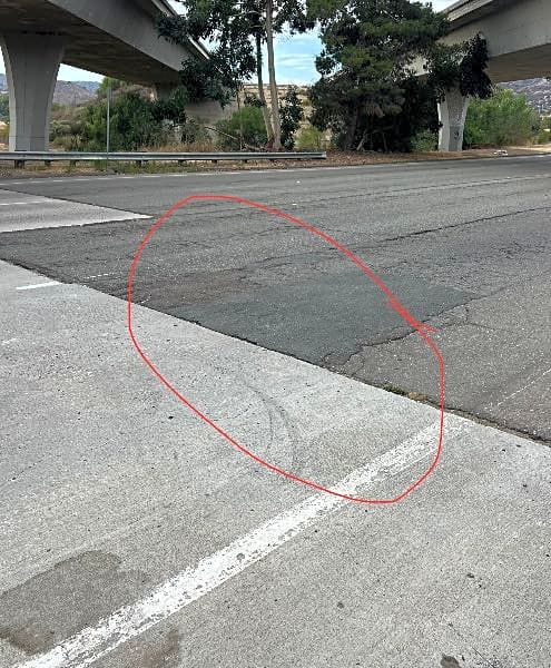 Image submitted with report